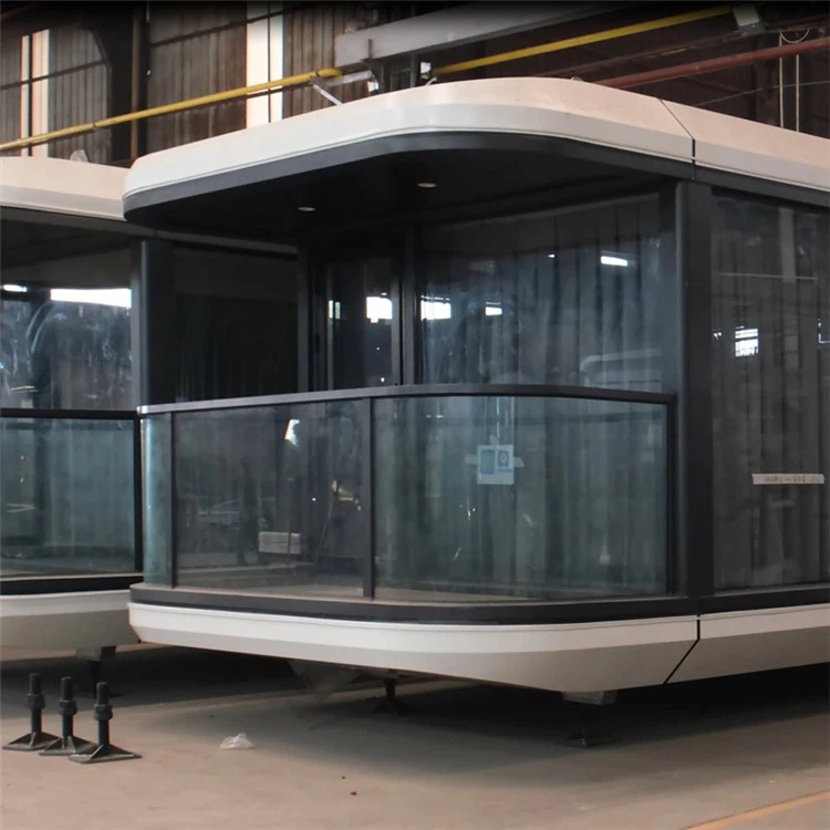 Prefab cheap cabin capsule-house hotel with 2 bedroom 6